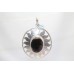 Pendant handcrafted 925 sterling silver natural agate stone C 216